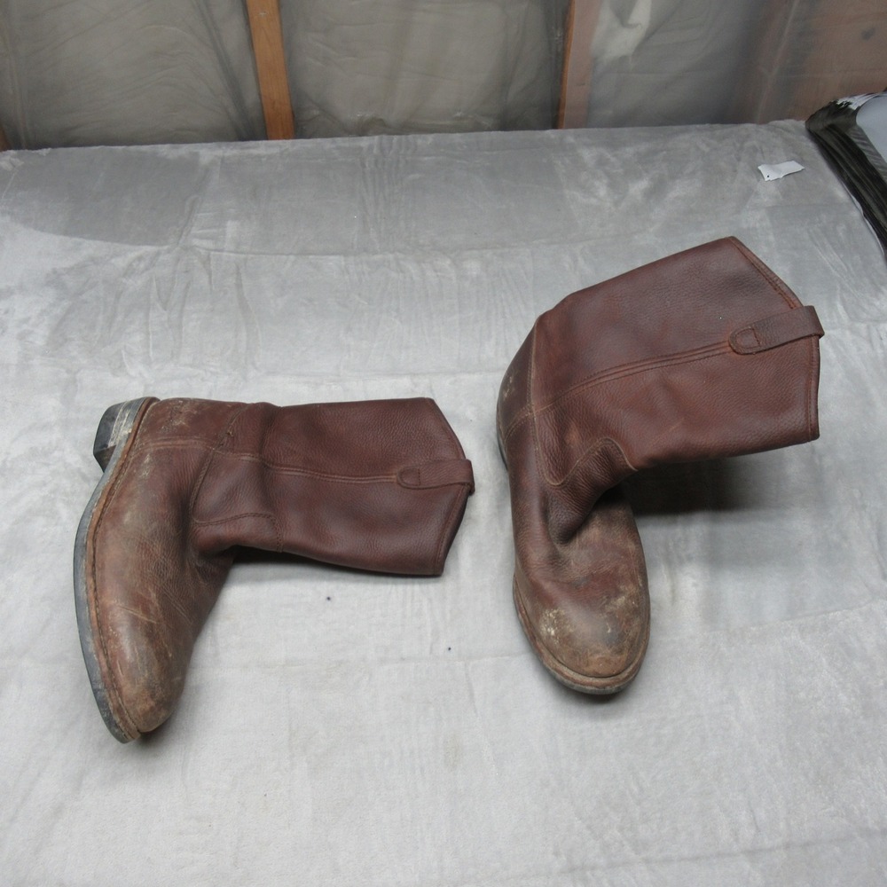 Cabelas Mens Boots 10.5 D Brown Leather GoreTex Insulated Pull On Waterproof VTG